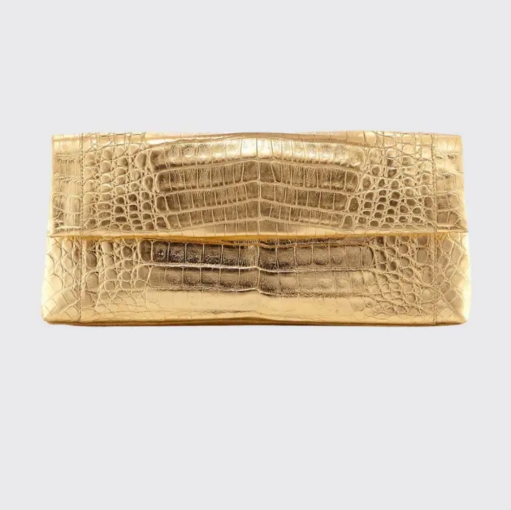 Nancy Gonzalez Crocodile Clutch